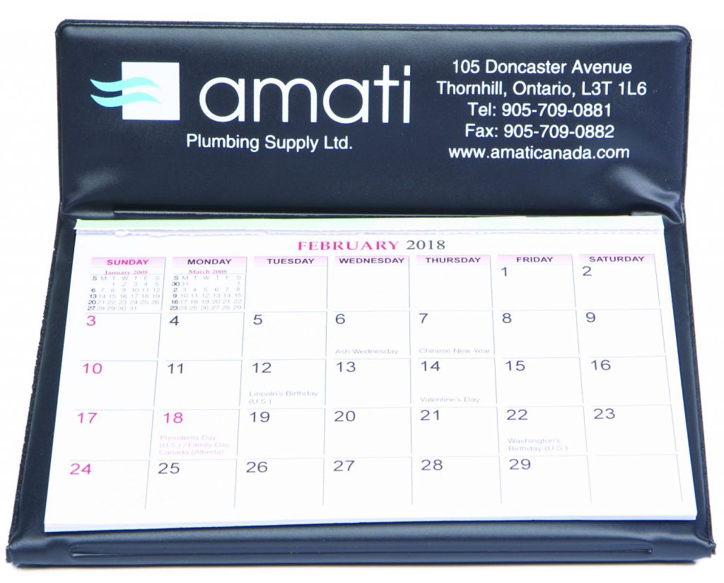 HY0115 Upright Desk Calendar Hyline Promo